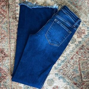 Flying Monkey Flare Jeans Size 27 Raw Hem